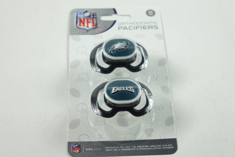 NFL 2 Pk Pacifiers Philadelphia Eagles One Size