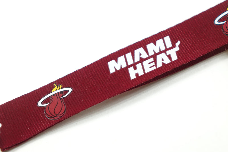 NBA New Orleans Pelicans Miami Heat Wristlet Lanyard, Red, One Size