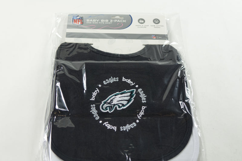 Baby Bib 2-Pack NFL Philadelphia Eagles One Size