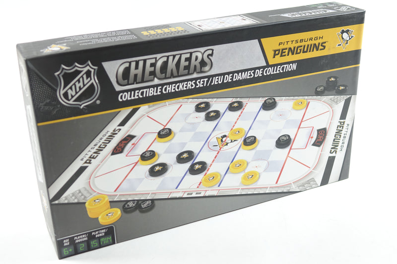 NHL Pittsburgh Penguins Checkers Board Game , 13" x 21"