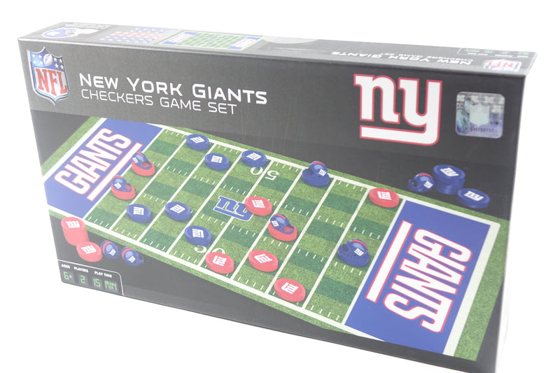 Artissimo NFL New York Giants Checkers, Gray, Small,Team Color,13" x 21",41452 S