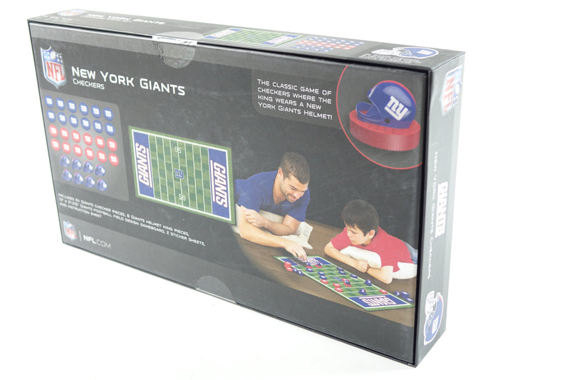 Artissimo NFL New York Giants Checkers, Gray, Small,Team Color,13" x 21",41452 S