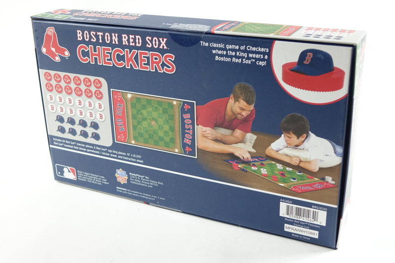 MLB Boston Red Sox Checkers Board Game 13" x 21"