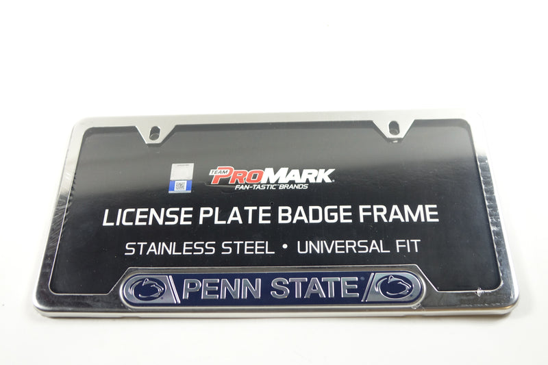 NCAA Penn State Embossed Steel License Plate Frame 6.25" x 12.25"