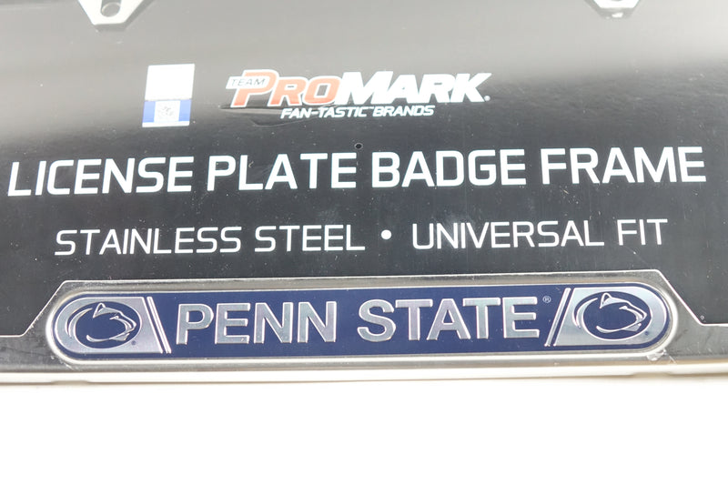 NCAA Penn State Embossed Steel License Plate Frame 6.25" x 12.25"