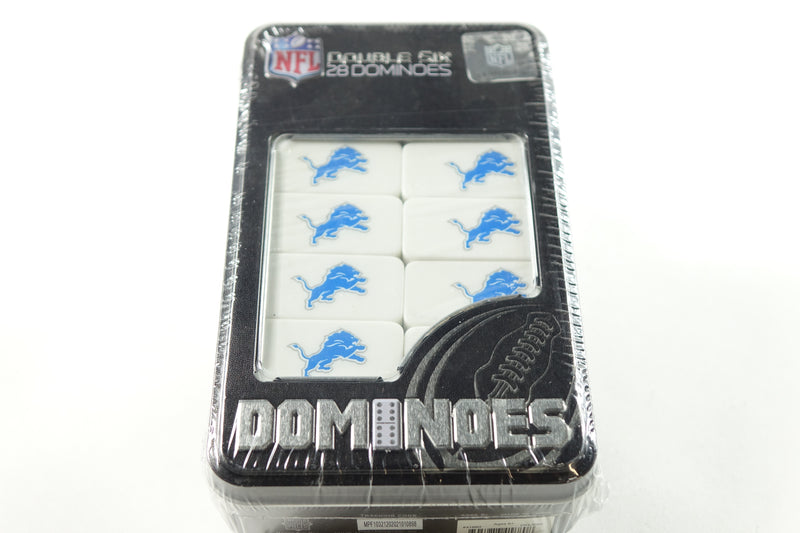 NFL Detroit Lions Collector Edition Double Six Dominoes One Size