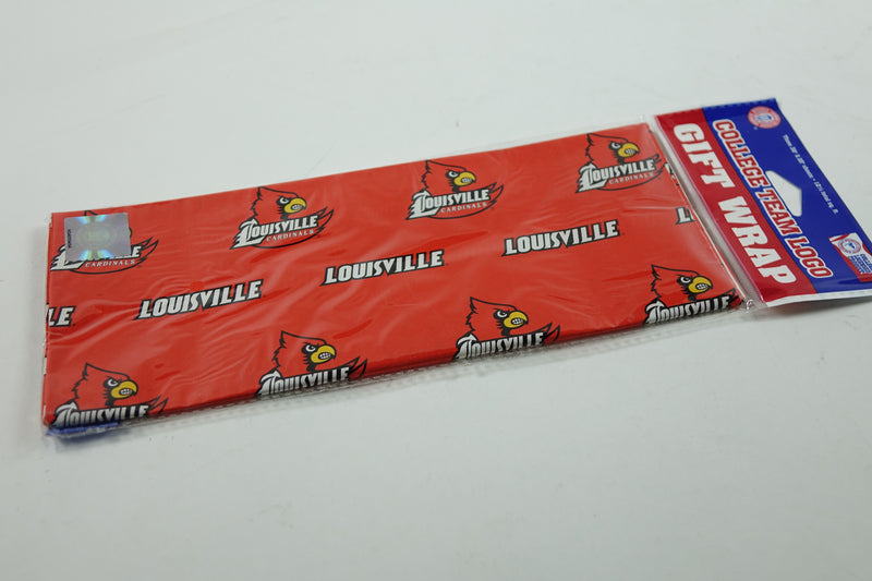 NCAA Louisville Cardinals Wrapping Paper