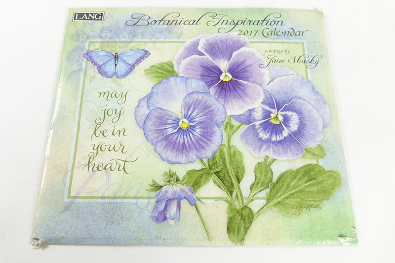 Botanical Inspiration 2017 Calendar Paintings by Jane Shasky