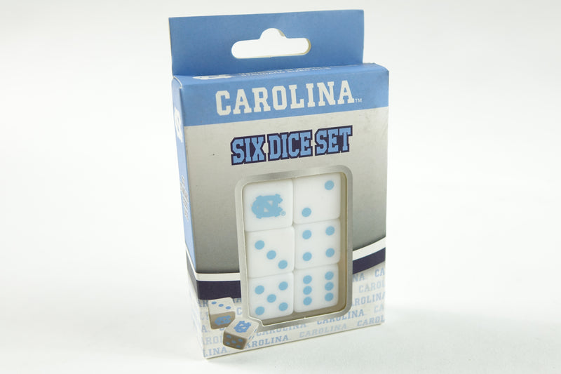 NCAA North Carolina Tar Heels Dice Set