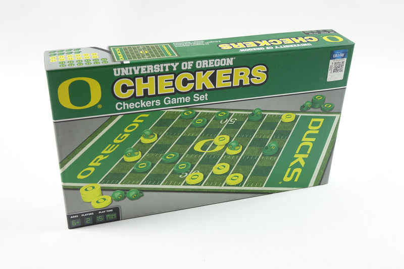 NCAA Oregon Ducks Checkers Game Set 13" x 21"