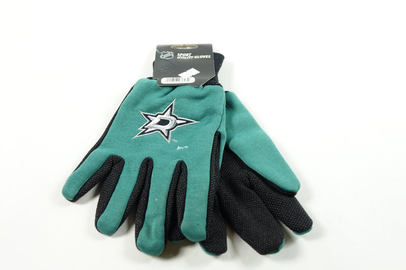 NHL Dallas Stars Two-Tone Gloves, Green/Black Small S S