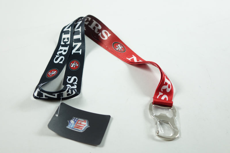 NFL San Francisco 49ers Lanyard with Bottle Opener