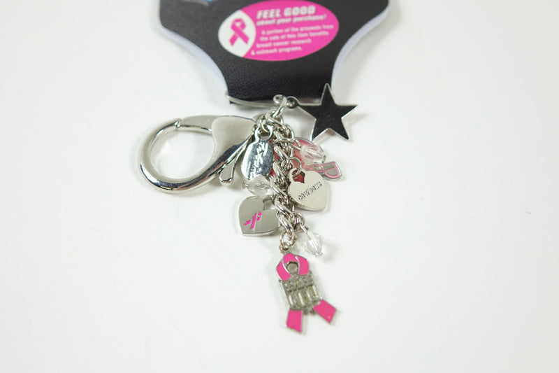 NFL Cowboys Breast Cancer Awareness Key Chain