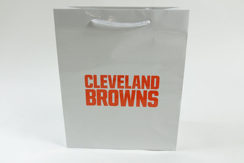 NFL Cleveland Browns Gift Bag, White/Brown, One Size