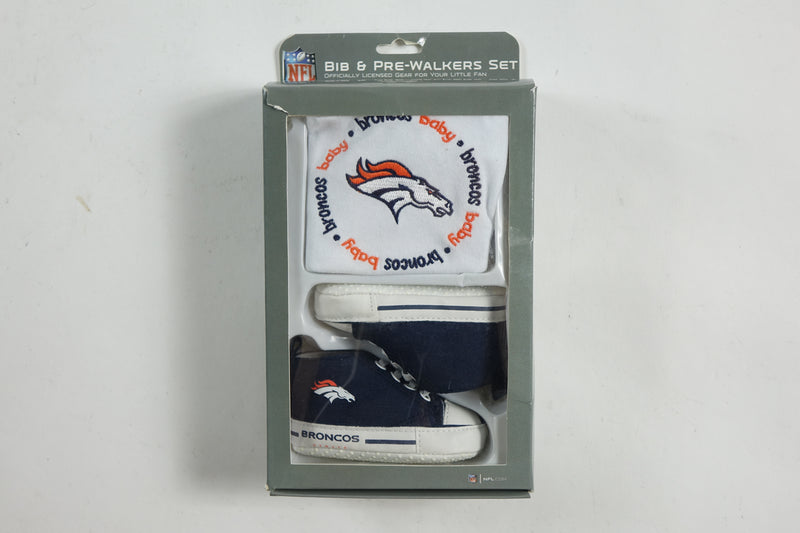 Baby Bib & Walker Set (NFL Denver Broncos) 2-Piece Set (Bib & Pre-Walkers)