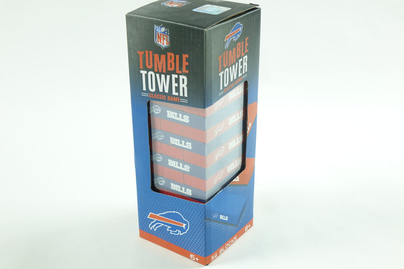 Game Day - NFL Buffalo Bills - Tumble Tower, Real Wood Blocks