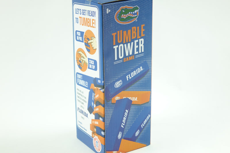 Game Day - NCAA Florida Gators - Tumble Tower, Real Wood Blocks