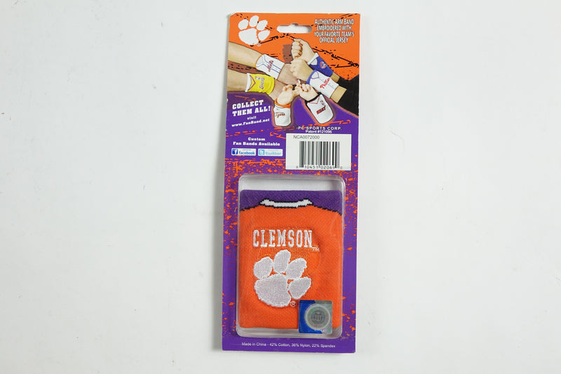 NCAA Clemson University Football Fanband Sweatbands