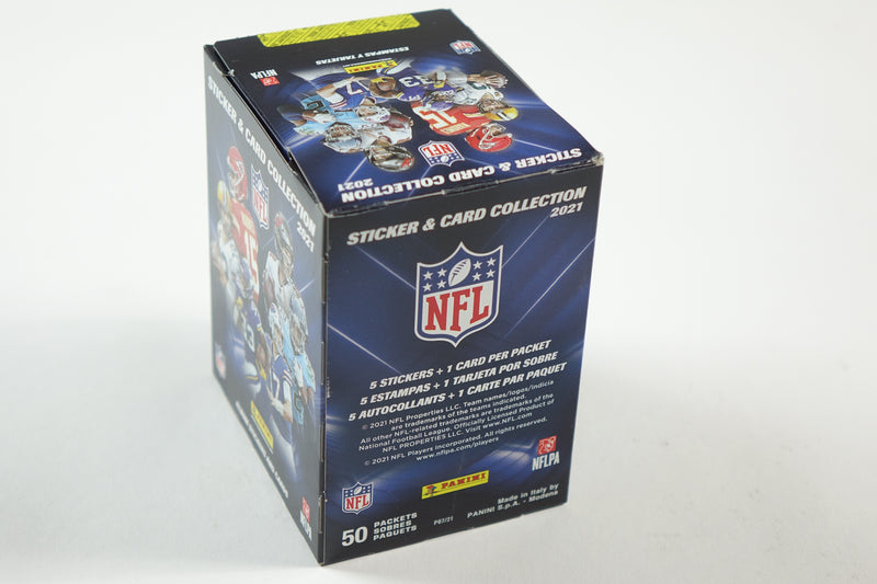 NFL Panini 2021 Football Sticker Collection Box [50 Packs]