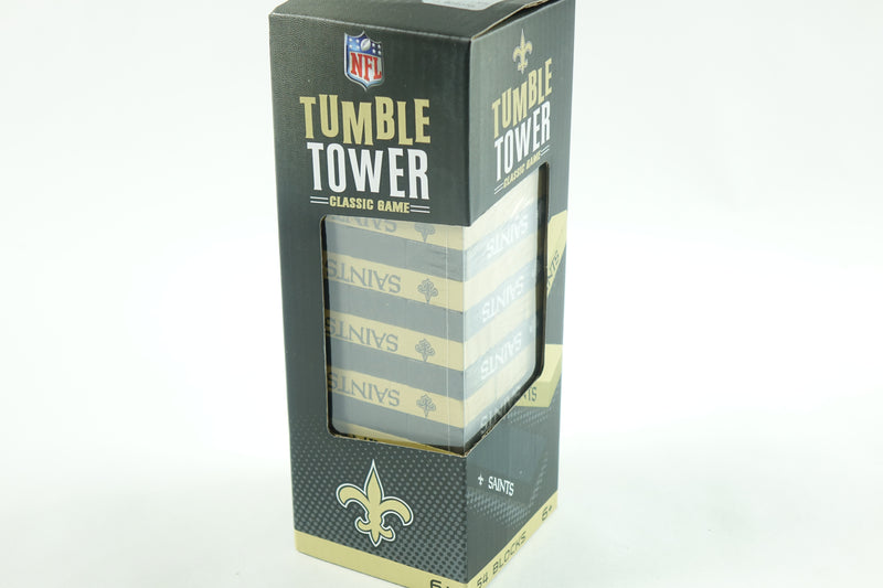 Game Day - NFL New Orleans Saints - Tumble Tower - Wood Blocks