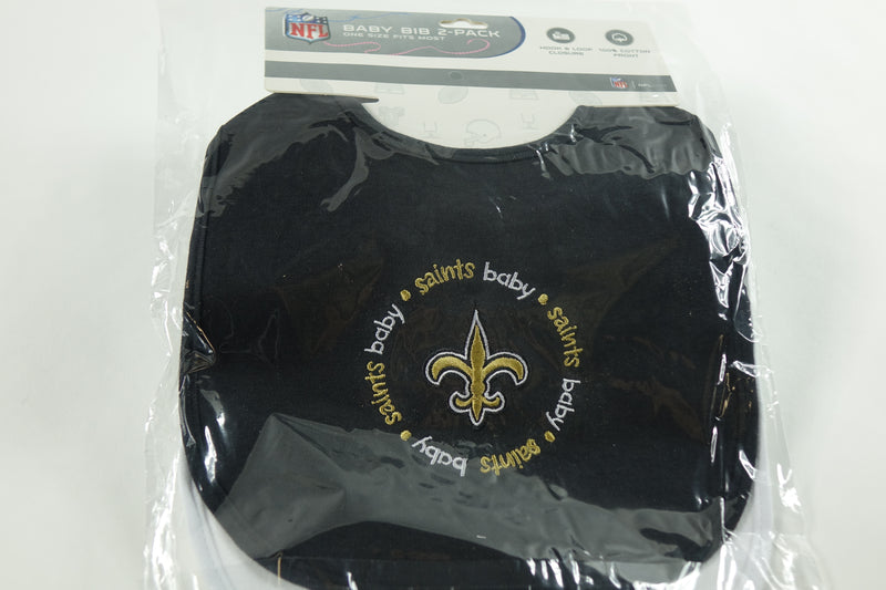 Baby Fanatic - NFL New Orlean Saints - Baby Bib 2-Pack