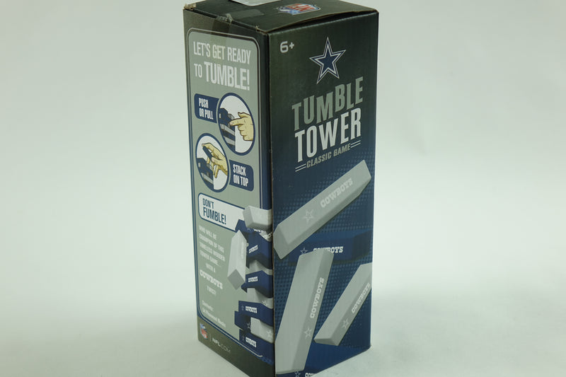 Game Day - NFL Dallas Cowboys - Tumble Tower, Real Wood Blocks