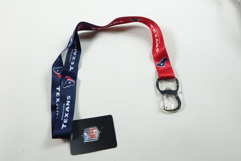 NFL Houston Texans Ombre Lanyard, Red/Navy, Onse Size