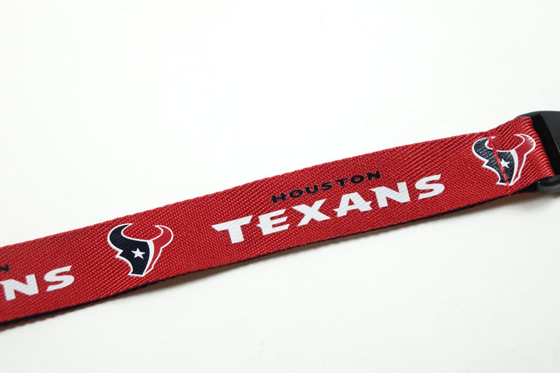 NFL Houston Texans Two-Tone Lanyard, Red/Navy, One Size