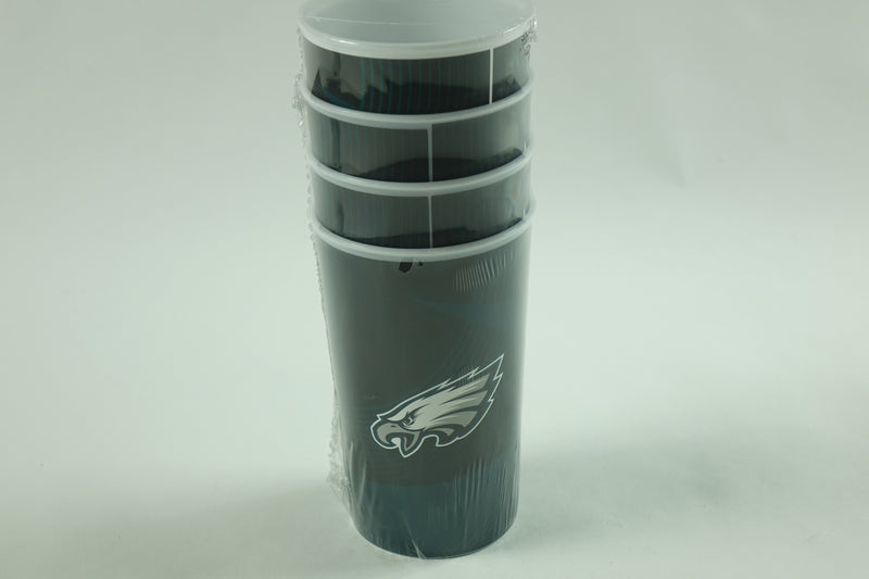 22oz Plastic Cup NFL Philadelphia Eagles (4-Pack)