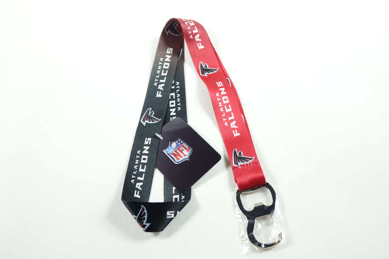 NFL Atlanta Falcons Ombre Lanyard, Black