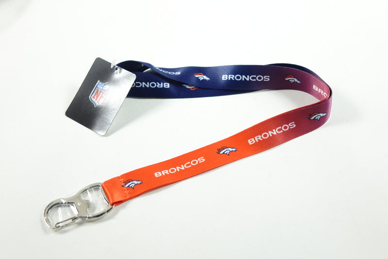 NFL Denver Broncos Ombre Lanyard, Orange