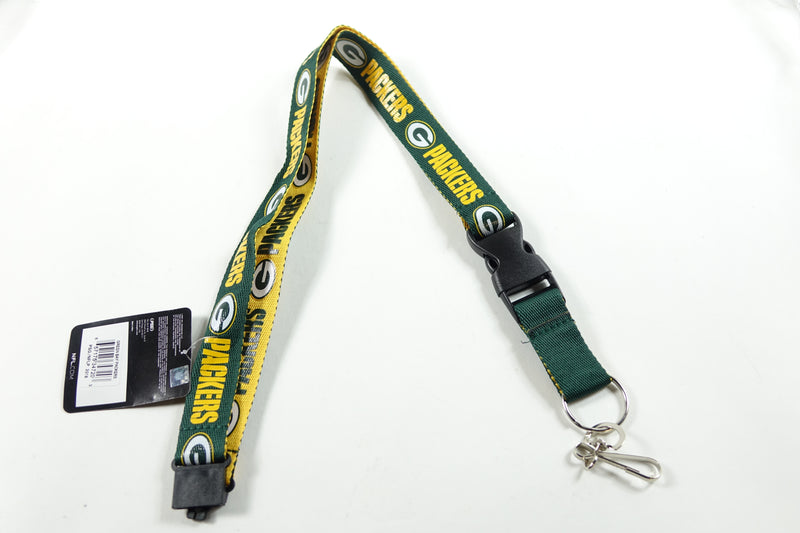 NFL Green Bay Packers Two Tone Lanyard, Green/Yellow, One Size