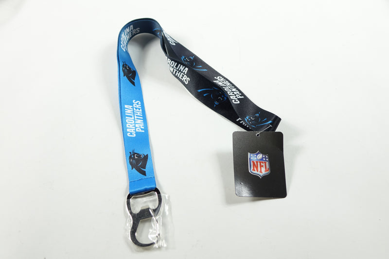 NFL Carolina Panthers Ombre Lanyard, Teal/Black, Onse Size