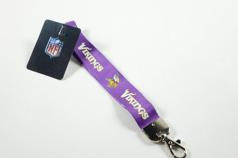 NFL Minnesota Vikings Wristlet Lanyard, Purple, One Size