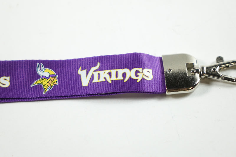 NFL Minnesota Vikings Wristlet Lanyard, Purple, One Size