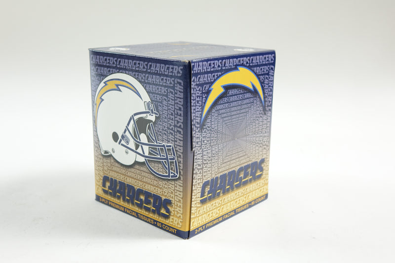 NFL San Diego Chargers Box of Sports Tissues Medium M