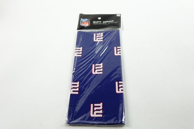 NFL New York Giants Wrapping Paper, 24 Sheets