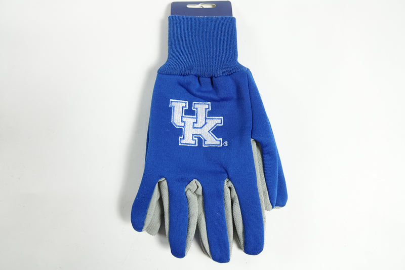 NCAA Kentucky Wildcats Two Tone Gloves; Adult - All Purpose