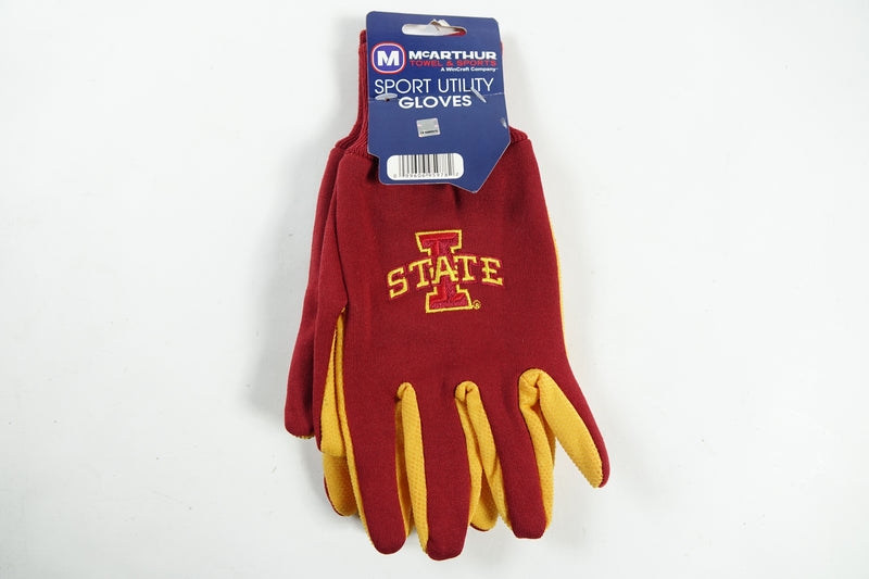 NCAA Iowa State Cyclones Two-Tone Gloves, Yellow/Red Small S S