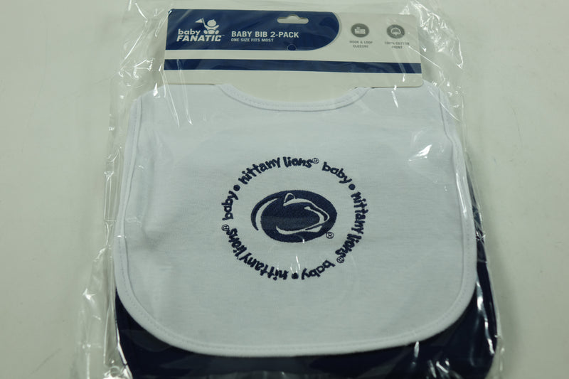 Baby Fanatic Baby Bib 2 PK - NCAA Penn State University