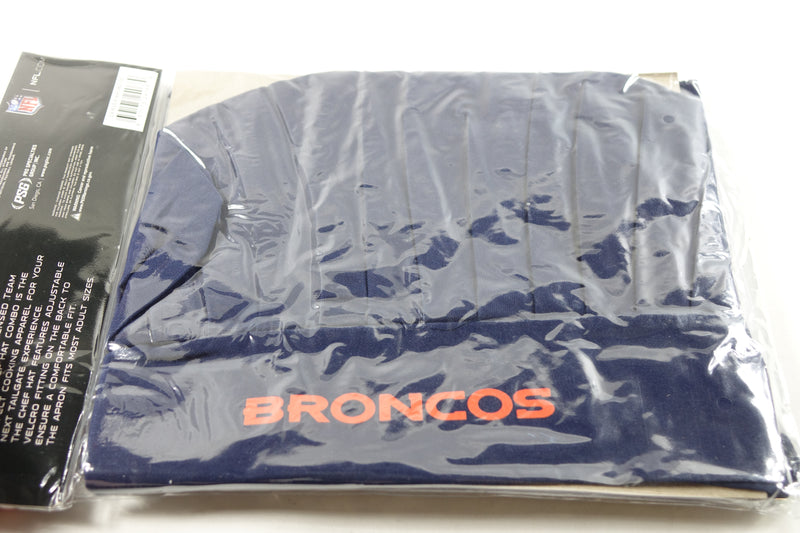 NFL Denver Broncos Barbecue Tailgating Apron And Chef's Hat One Size