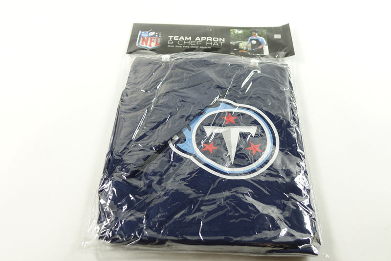 Nfl Tennessee Titans Chef Hat/Apron Set Navy Blue One Size