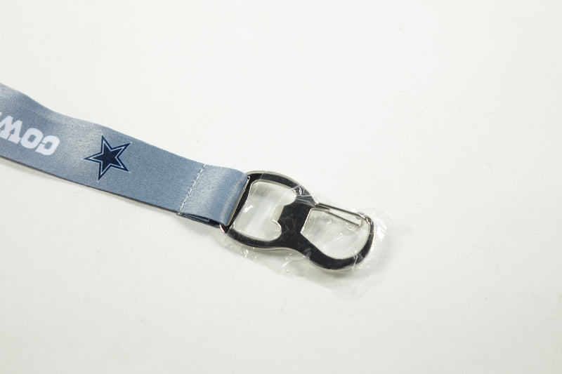 NFL Dallas Cowboys Ombre Lanyard, Silver/Navy, Onse Size 0