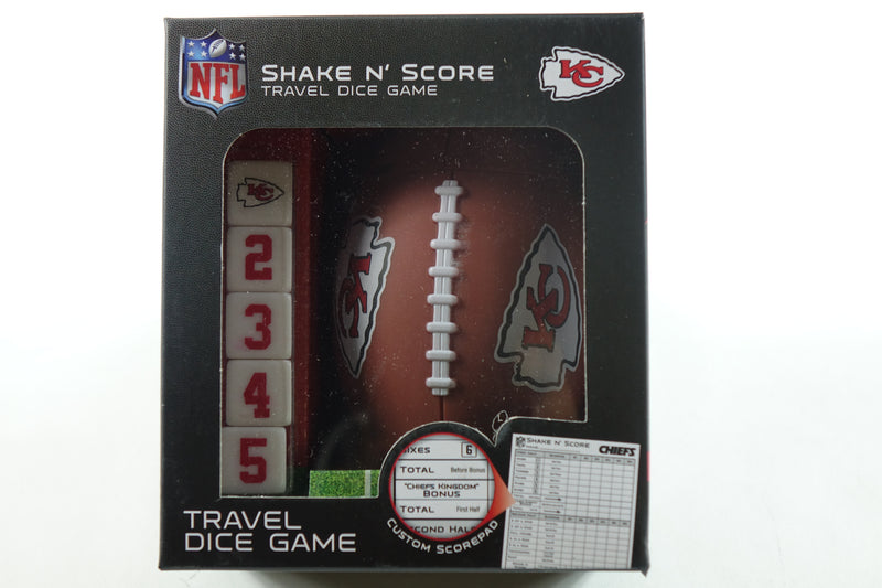 NFL Kansas City Chiefs Shake N Score Dice Game