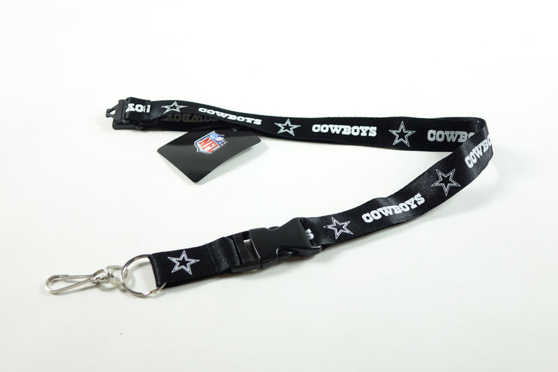 NFL Dallas Cowboys Lanyard, Blackout Large L L