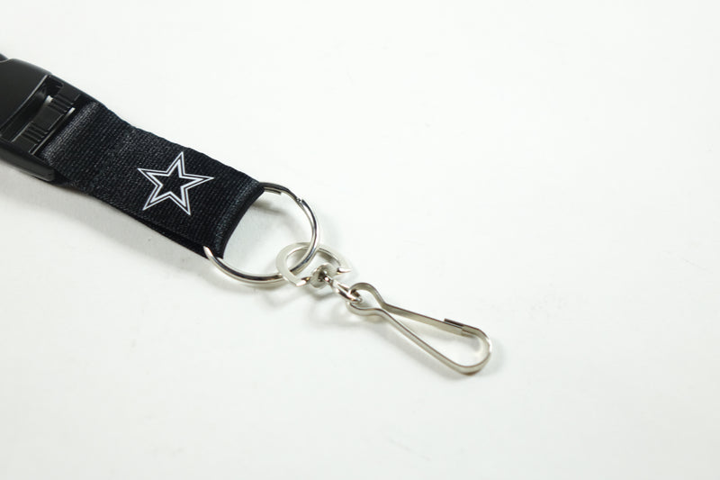 NFL Dallas Cowboys Lanyard, Blackout Large L L