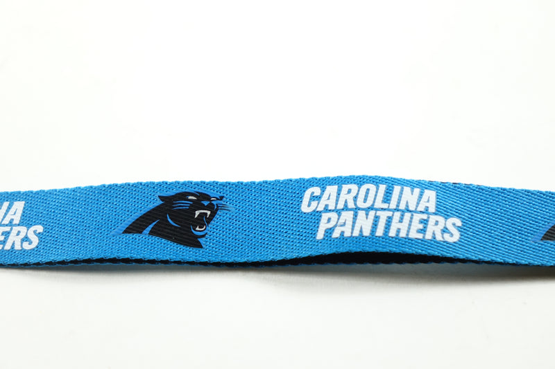 NFL Carolina Panthers Two Tone Lanyard, Teal/Black, One Size