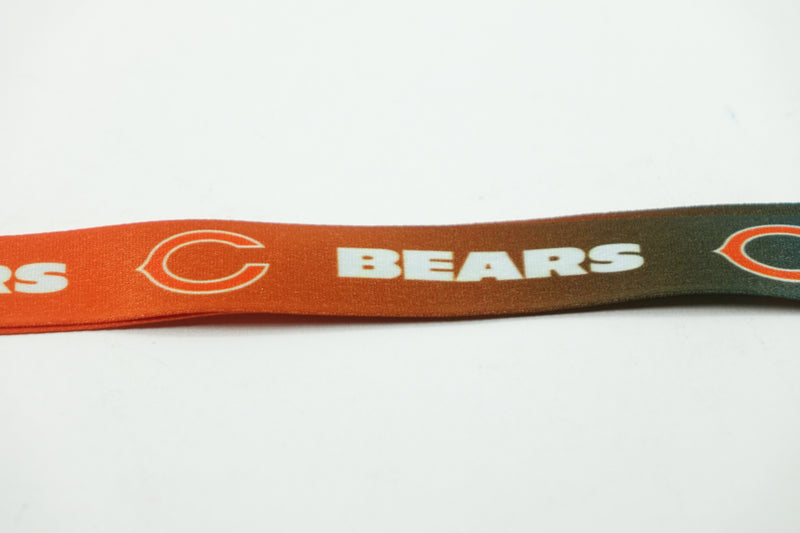 NFL Chicago Bears Ombre Lanyard, Orange/Dark Navy, Onse Size 0