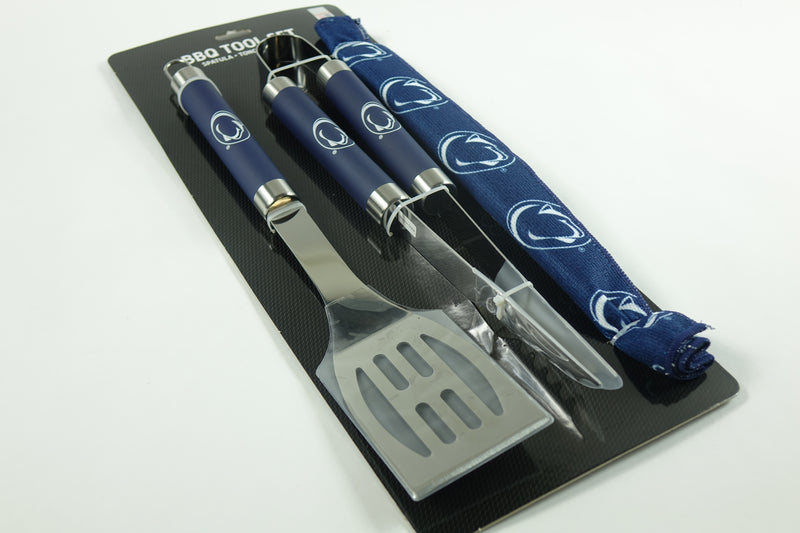 Northwest NCAA Penn State Nittany Lions 3-Piece BBQ Spatula, Tongs and Towel Set