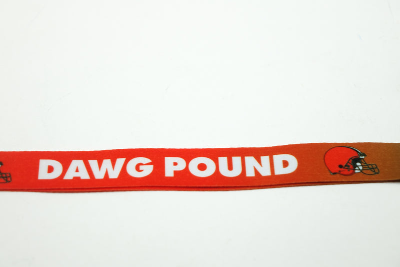 NFL Cleveland Browns Ombre Dawg Pound Lanyard With Bottle Opener One Size